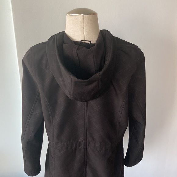 Black Reitmans hooded jacket with fleece lining size large - Picture 5 of 10